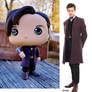 Custom Funko Pop 11th Doctor in Purple Tweed Coat