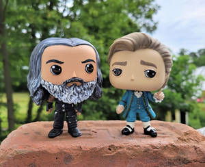 Custom Funko Pop Stede and Ed from OFMD