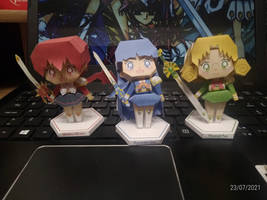 Magic Knight Rayearth papercrafts