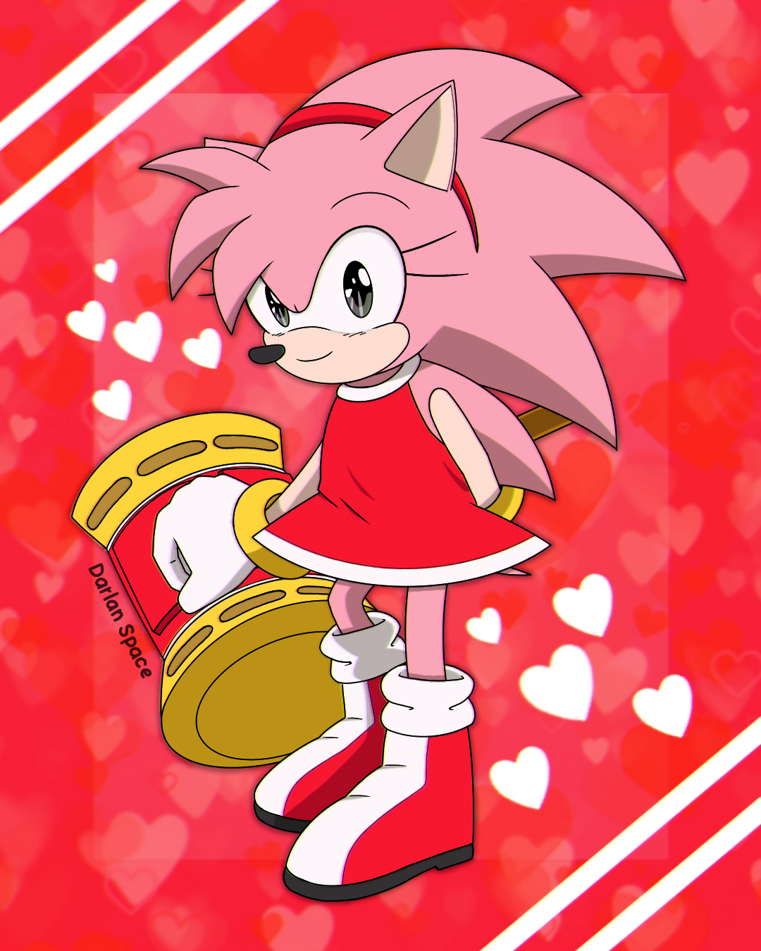 Classic Amy Rose Mr.FadMaz - Illustrations ART street