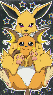 Jolteon and Raichu