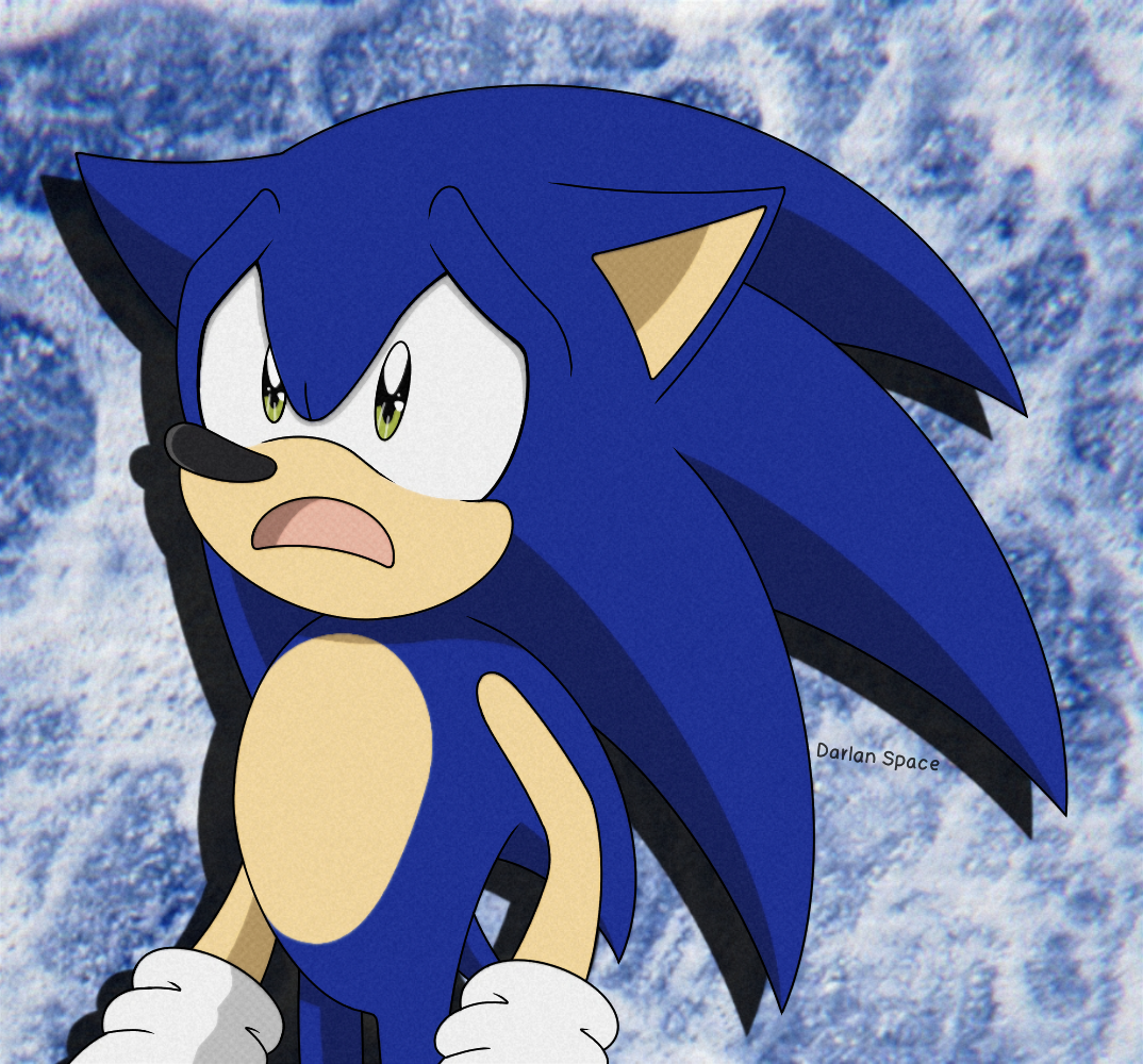 Depressed Sonic by DarlanSpace on DeviantArt