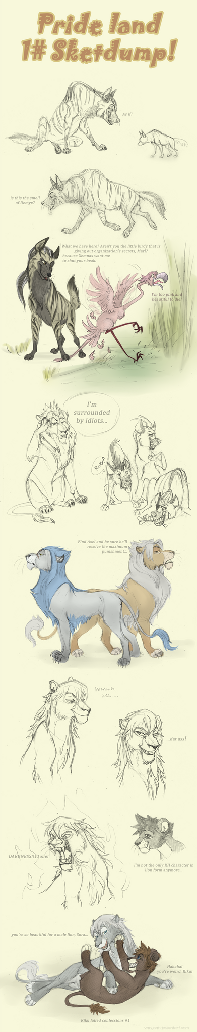 Pride Land - Sketchdump 1#