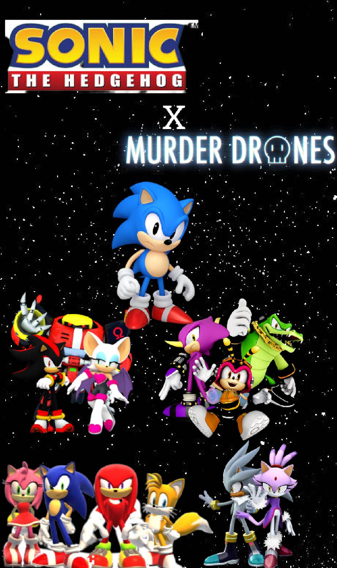 Sonic the hedgehog x murder drones team sonic by kikaisentaizenkaiger ...