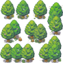 RPG Maker XP Tree Tileset 1