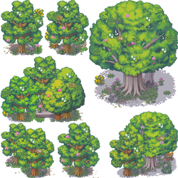 RPG Maker XP Tree Tileset 2