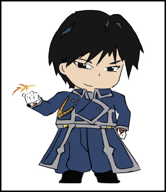 Colored: Chibi Roy Mustang