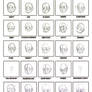25 expressions sketch
