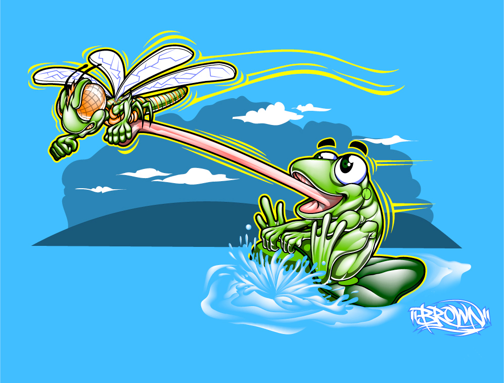 FROG AND DRAGONFLY FUN