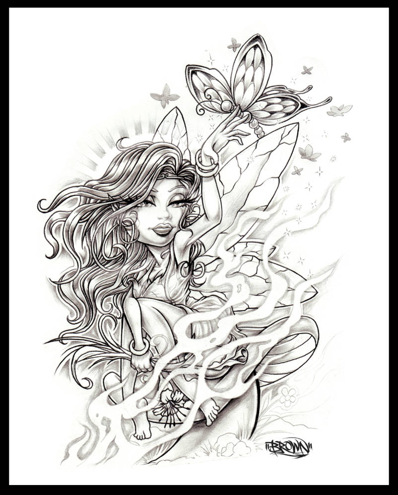 FAIRY MUSHROOM TATTOO by BROWN73 on DeviantArt