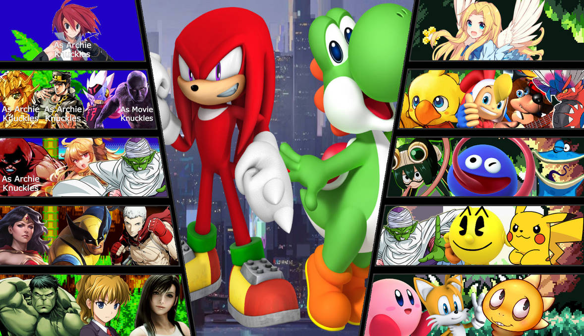 Knuckles and Yoshi double mu tier list by MarioSonicMadokagame on
