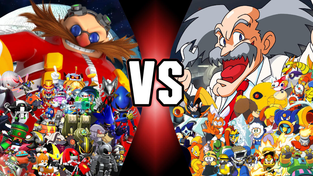 Dr Eggman vs Dr Wily by MarioSonicMadokagame on DeviantArt