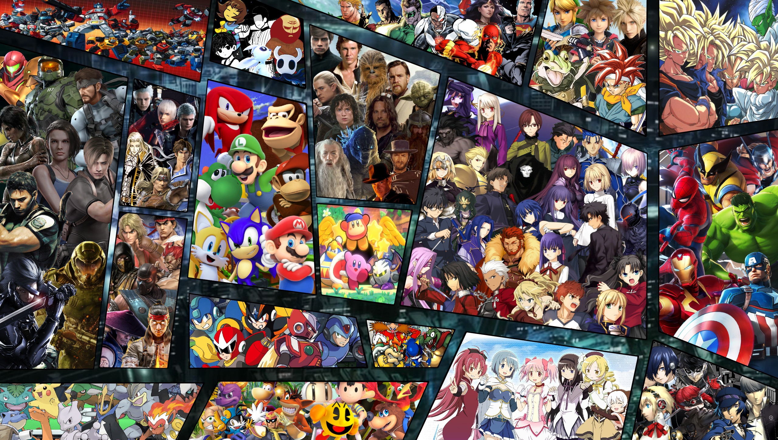 Characters Collages Deviantart Favorite characters collage by MarioSonicMadokagame on DeviantArt