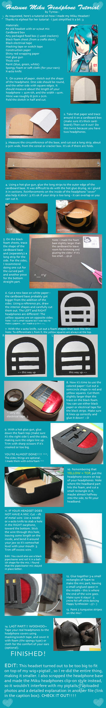 Hatsune Miku Headset Tutorial by xxayaneko