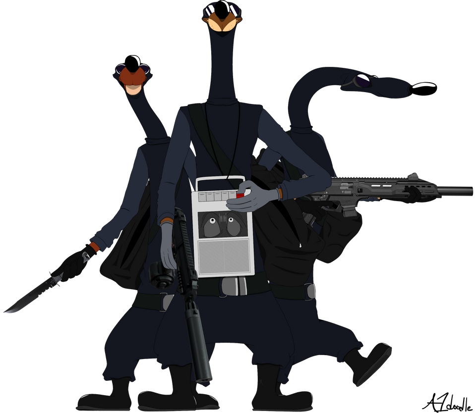 Deviantart Robber Prank Robbery (but nobody told these guys) by A1Doodle on DeviantArt