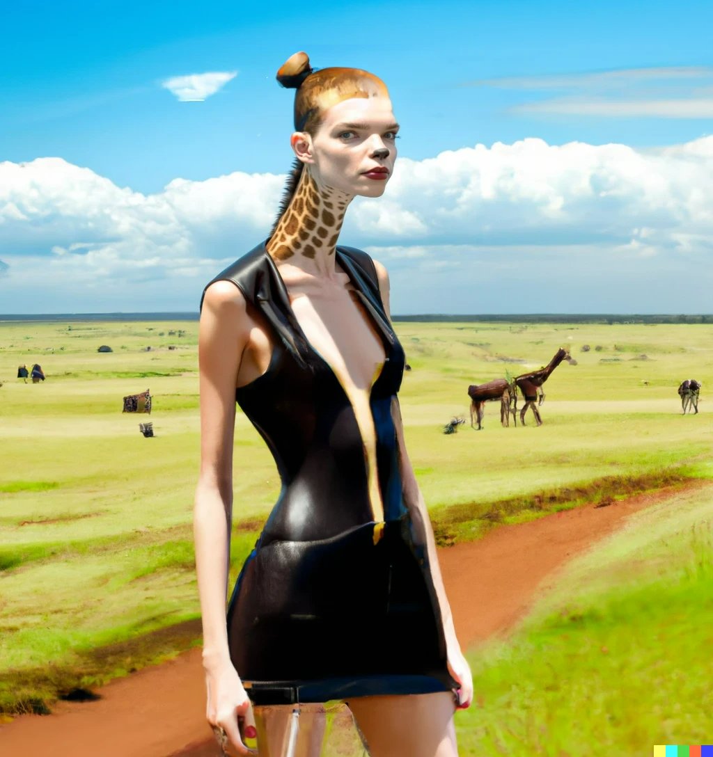 giraffe woman by lothar777 on DeviantArt