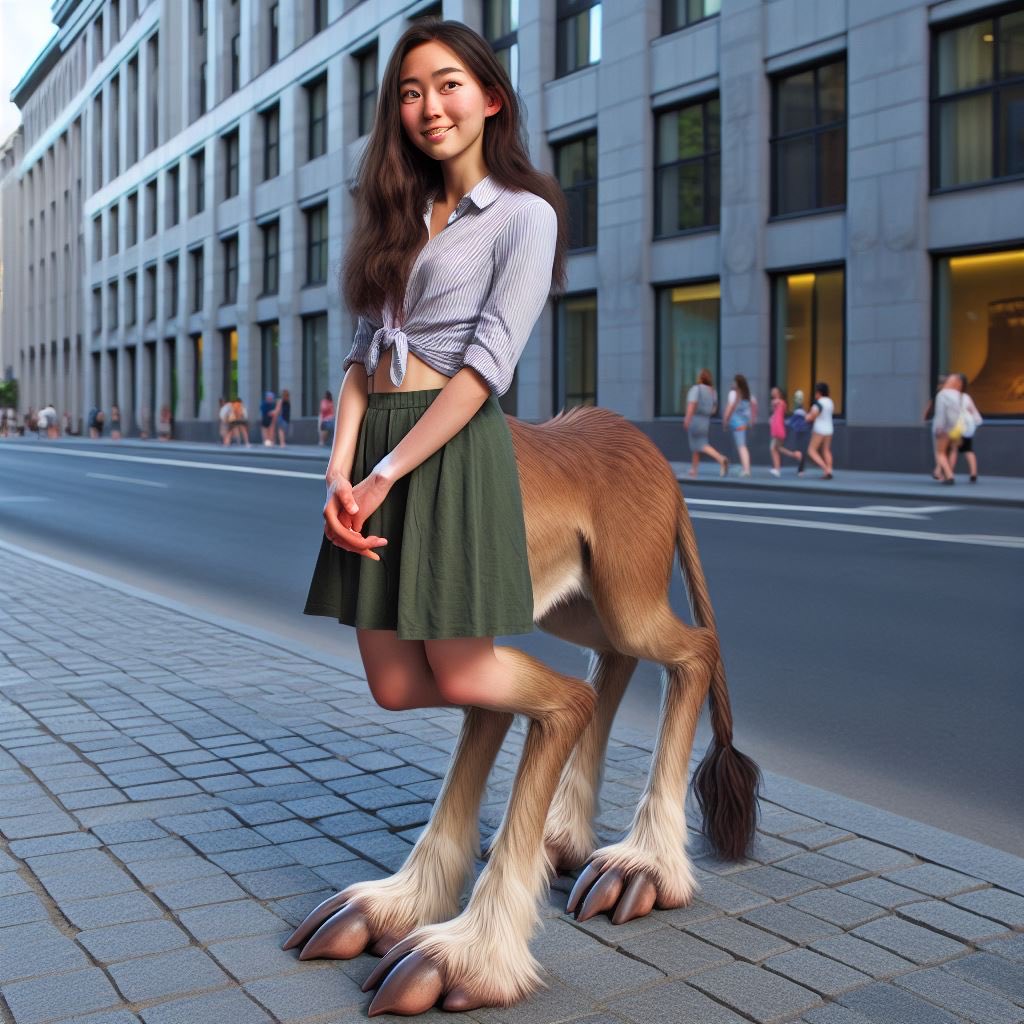 Centaur Getting Pretty centaur girl by lothar777 on DeviantArt