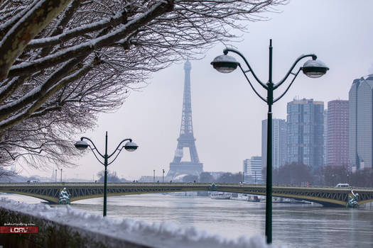 Snow in Paris