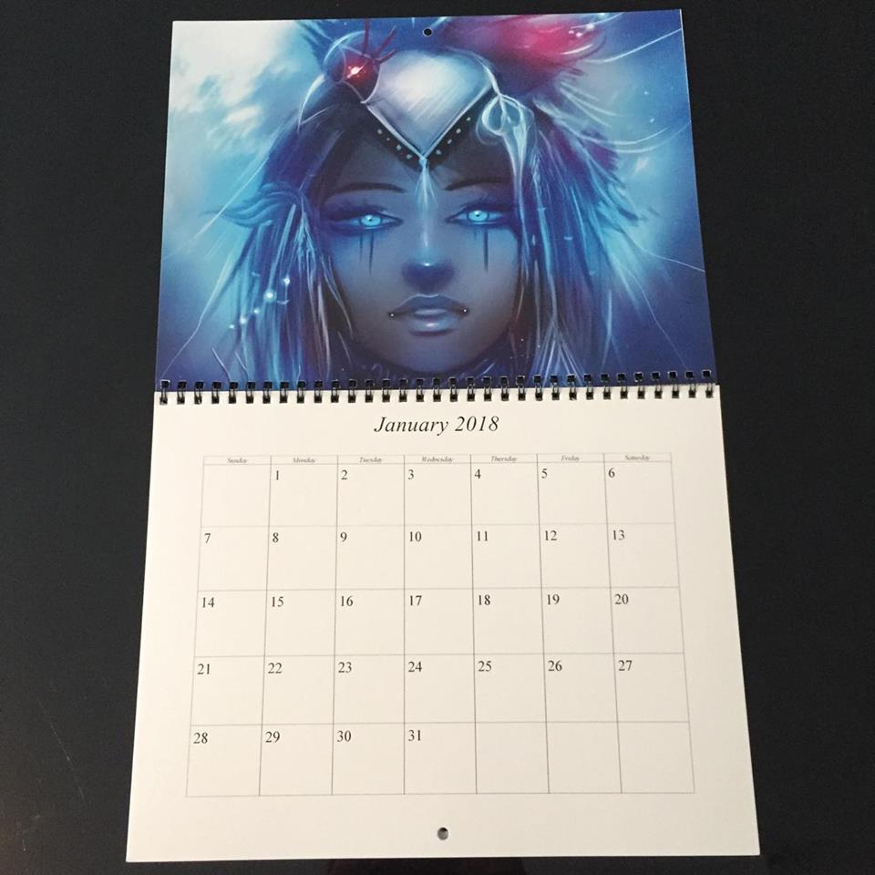 Calendar by Stellart january