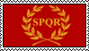 SPQR/Rome stamp