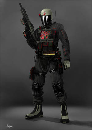 Soldier/Riot Cop Concept by littlewing2 Soldier/Riot Cop Concept by littlewing2