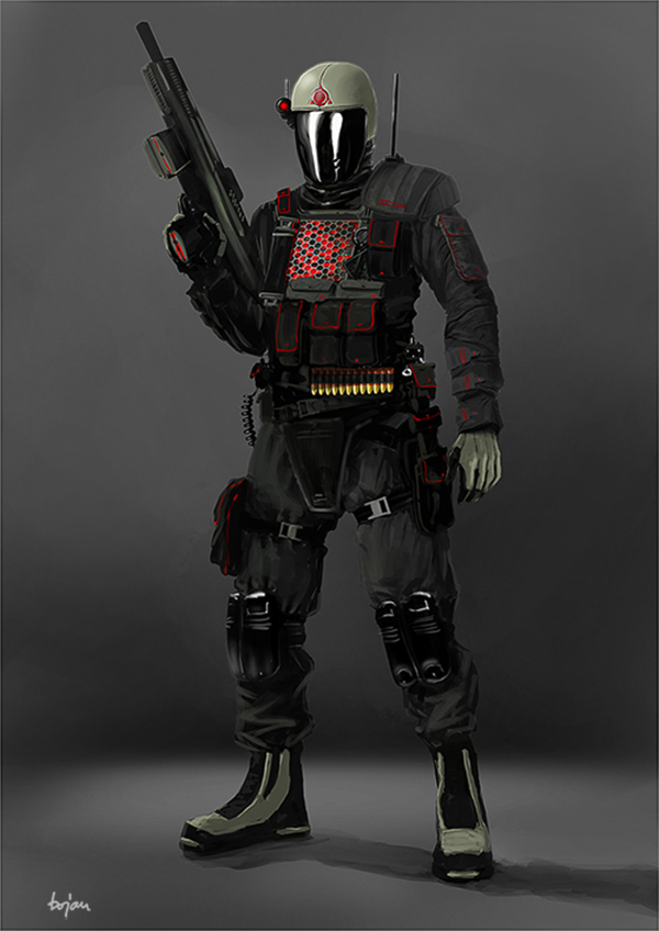 Soldier/Riot Cop Concept