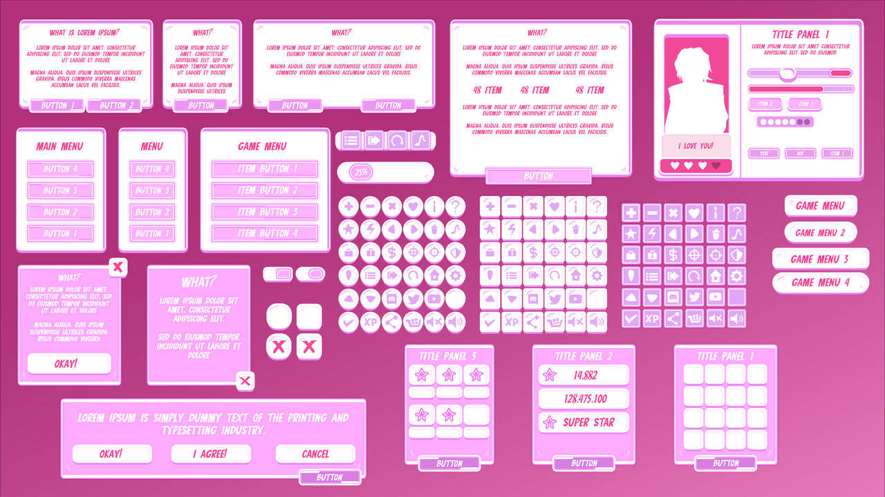 Assets UI Anime Novella Casual Interface by Wenrexa on DeviantArt