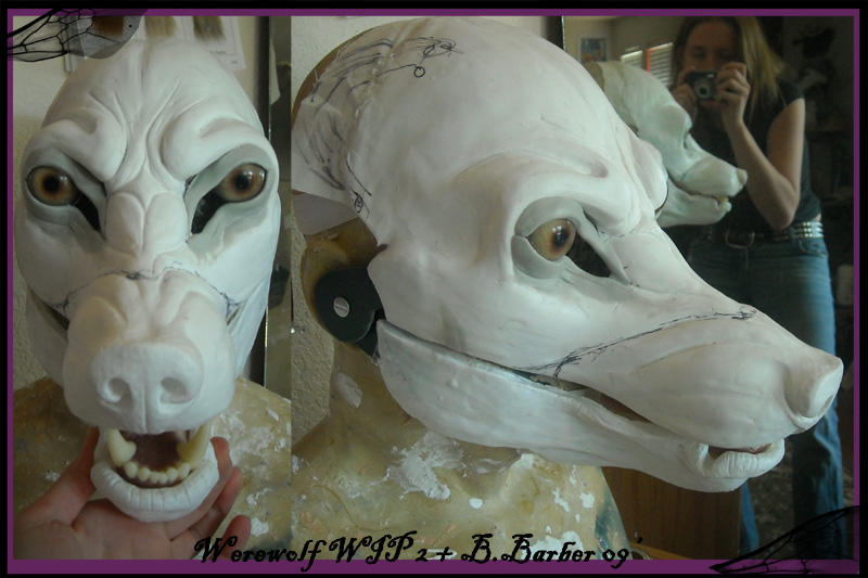 wolf mask wip by KayTheKat02 on DeviantArt