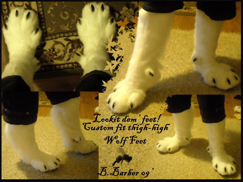 Custom-fit Wolf Feet