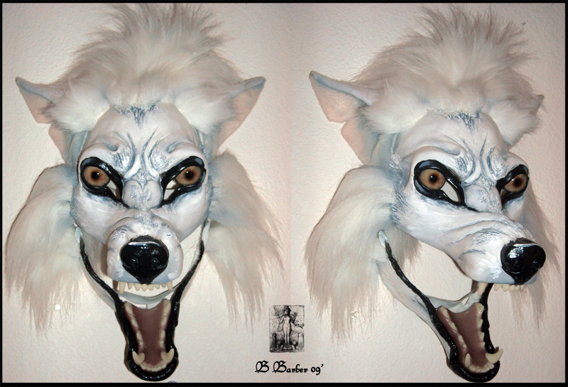 White Werewolf Mask