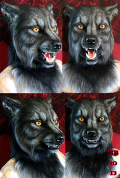 Dark Werewolf Head