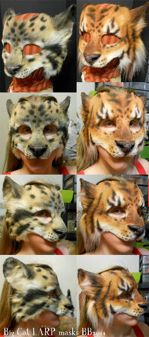 Big Cat LARP Masks