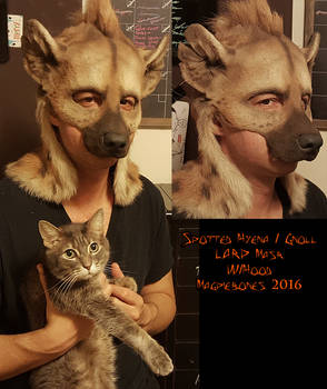 Spotted Hyena/Gnoll LARP mask