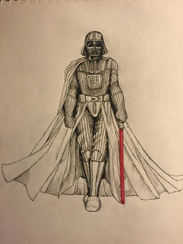 Darth Vader in ink