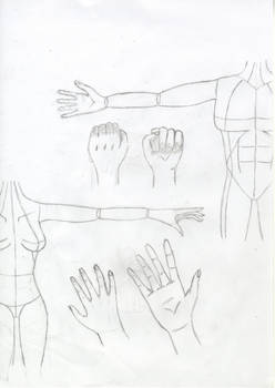 A mere sketch - Hands