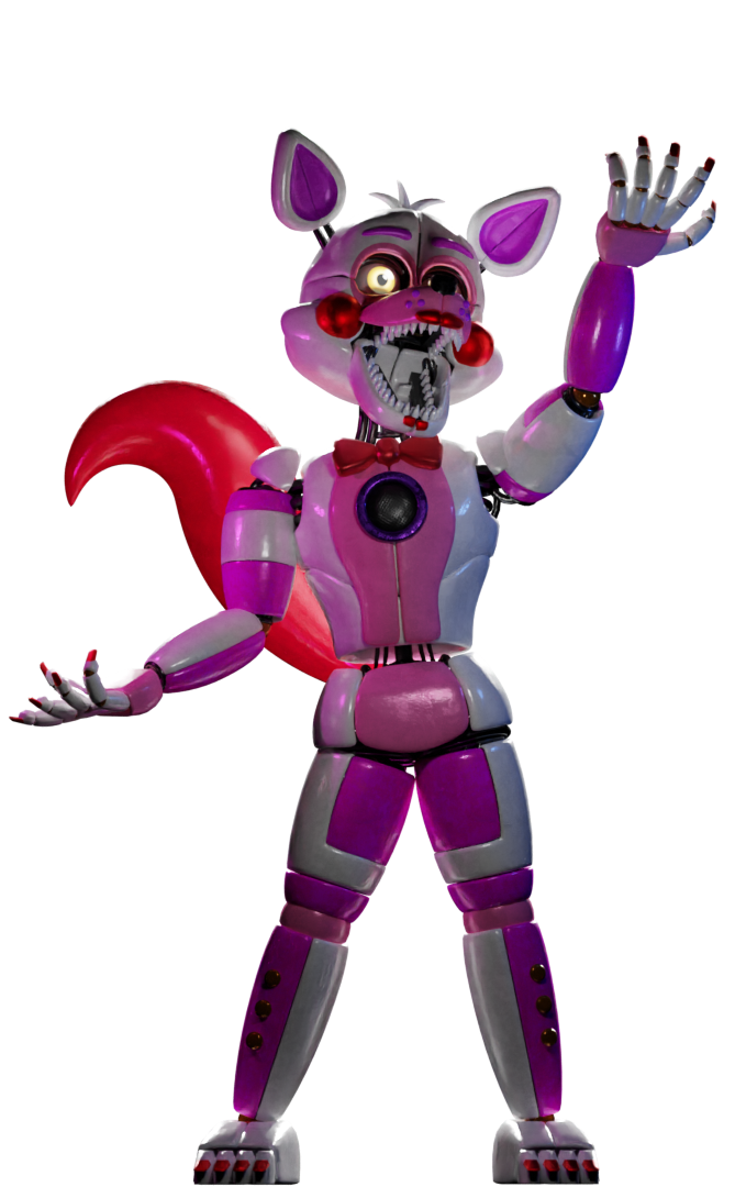 Fun Time Fox Funtime Foxy Render 1 and 2 by puploora on DeviantArt