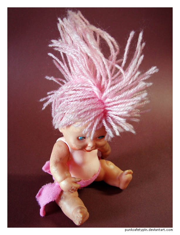 Pink Mohawk Doll 3