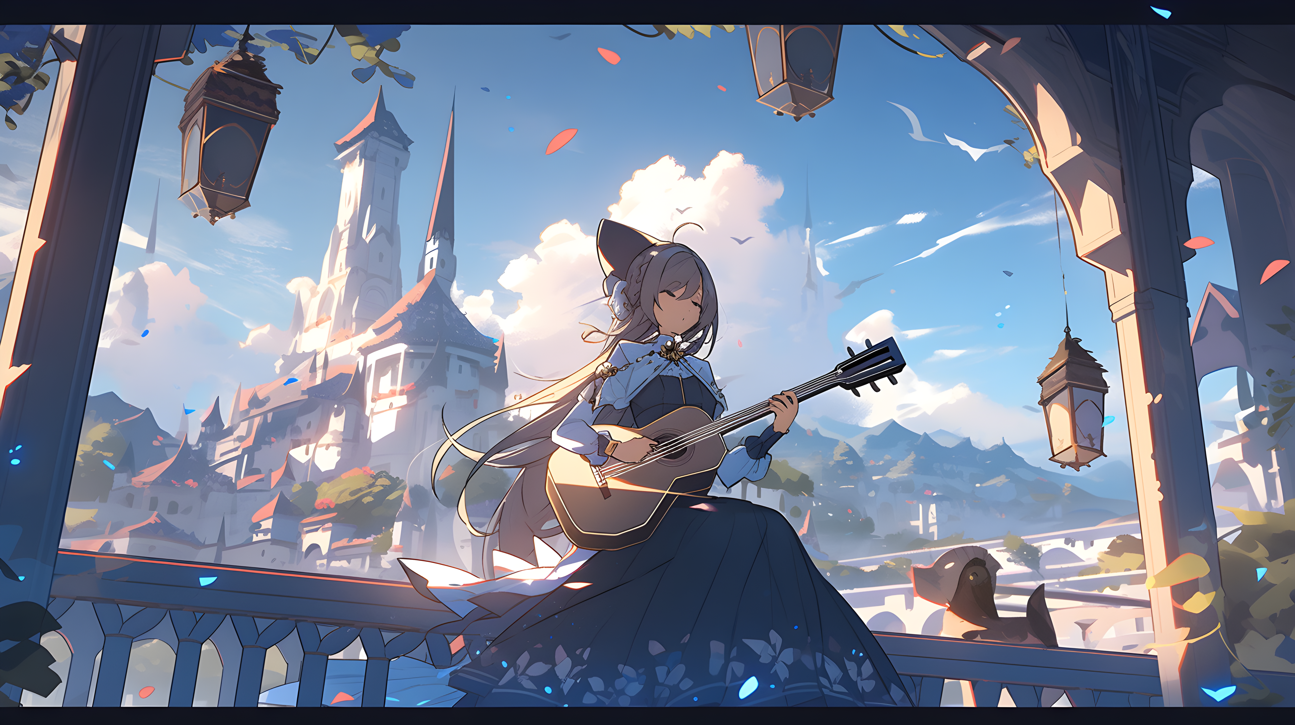 anime-guitar-girl-4k-pc-wallpapers by monkeydluffy9693 on DeviantArt