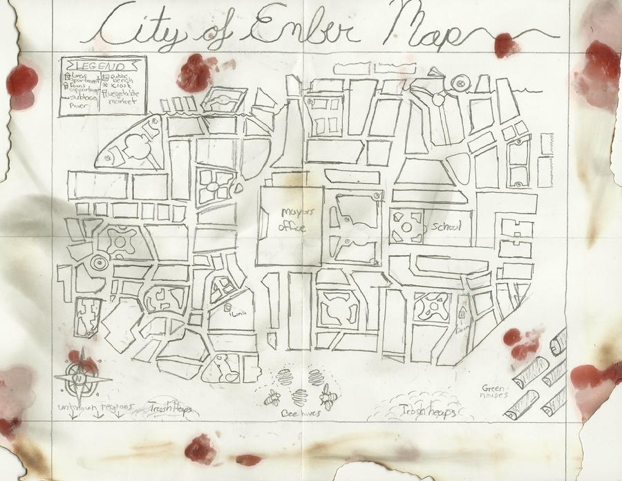 City Of Ember Map By Quozex On Deviantart Map Of City Of Ember