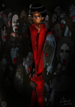 Michael Jackson's Thriller Comic Back cover
