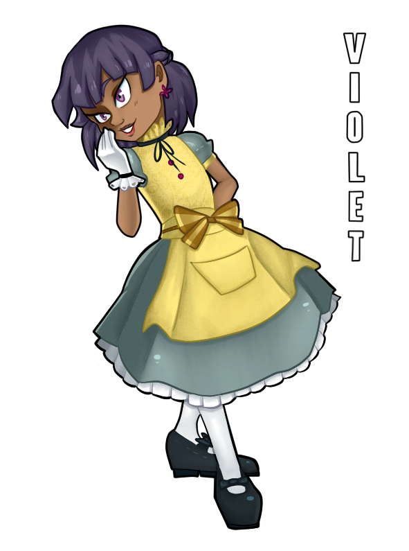 Human!Violet by Missplayer30 on DeviantArt