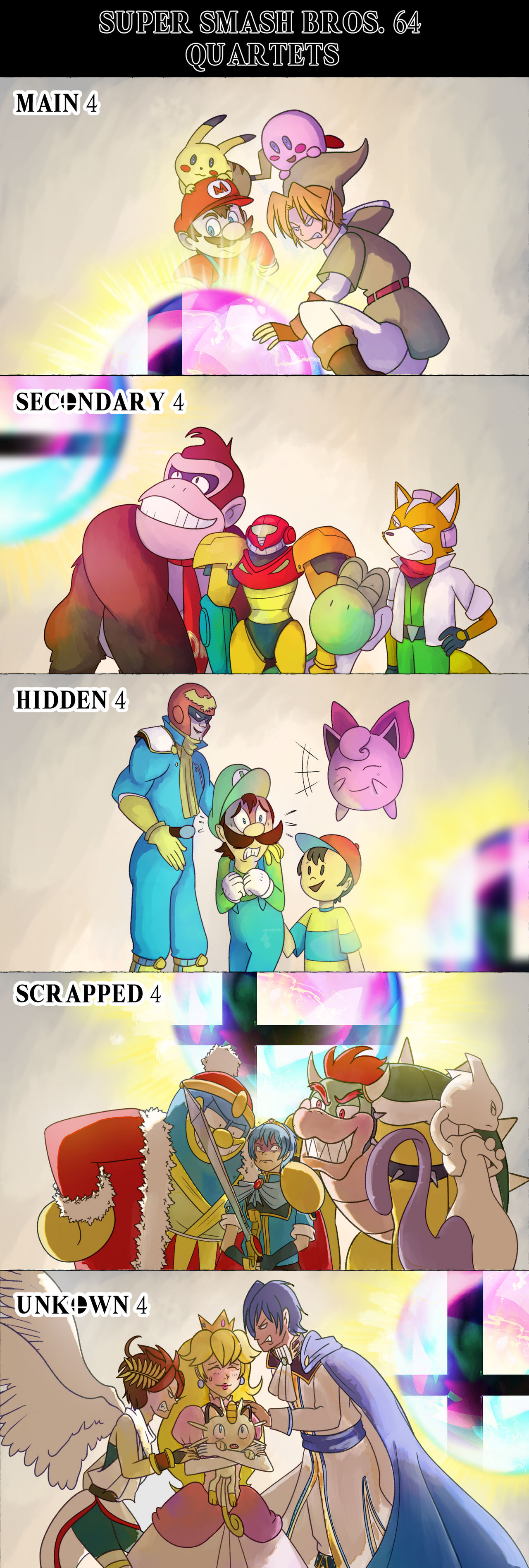 Super Smash Bros. 64 quartets