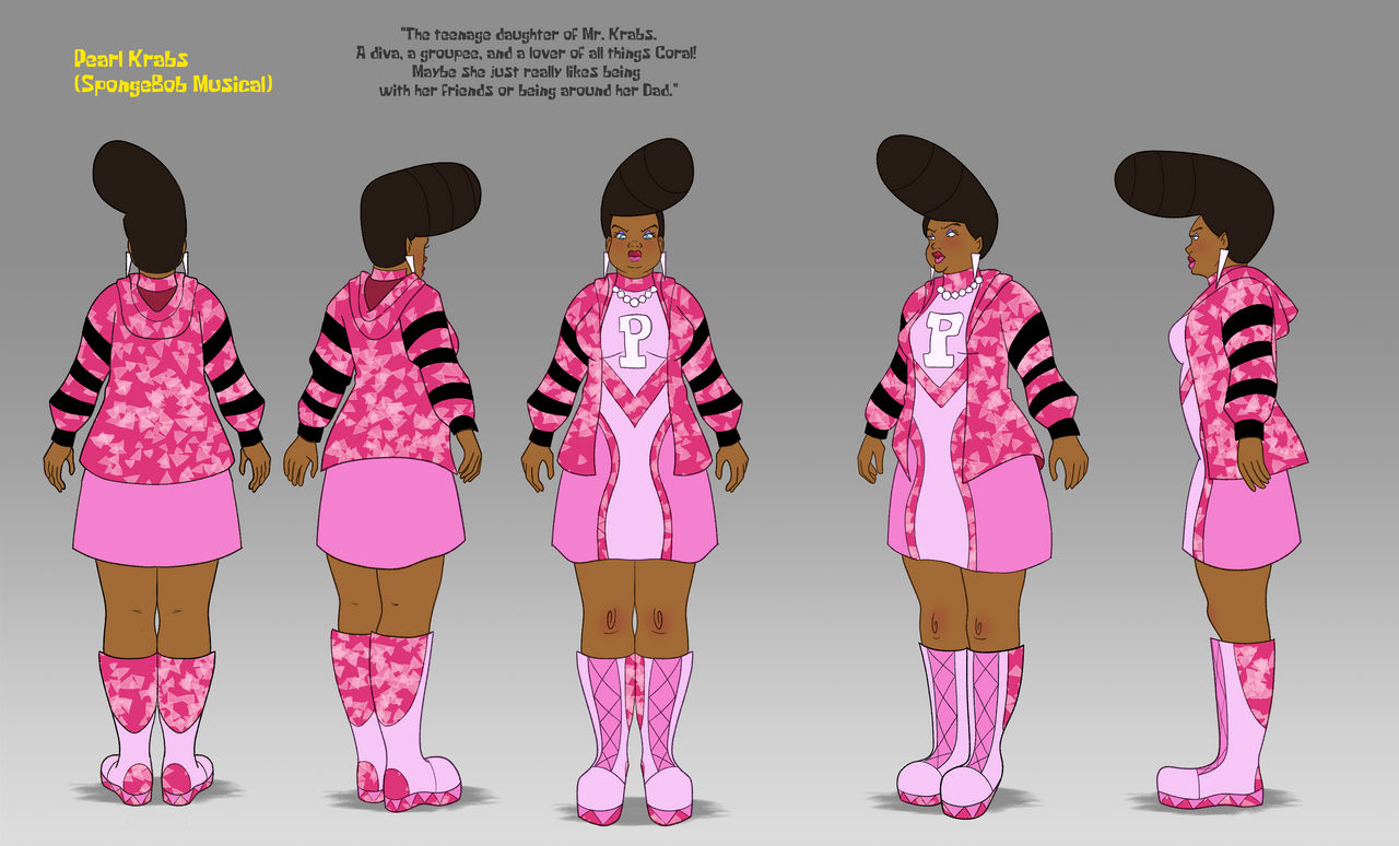 Character sheet - Pearl Krabs (Musical) by Missplayer30 on DeviantArt
