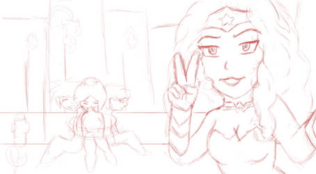 Wonder Woman Selfie (Draft)