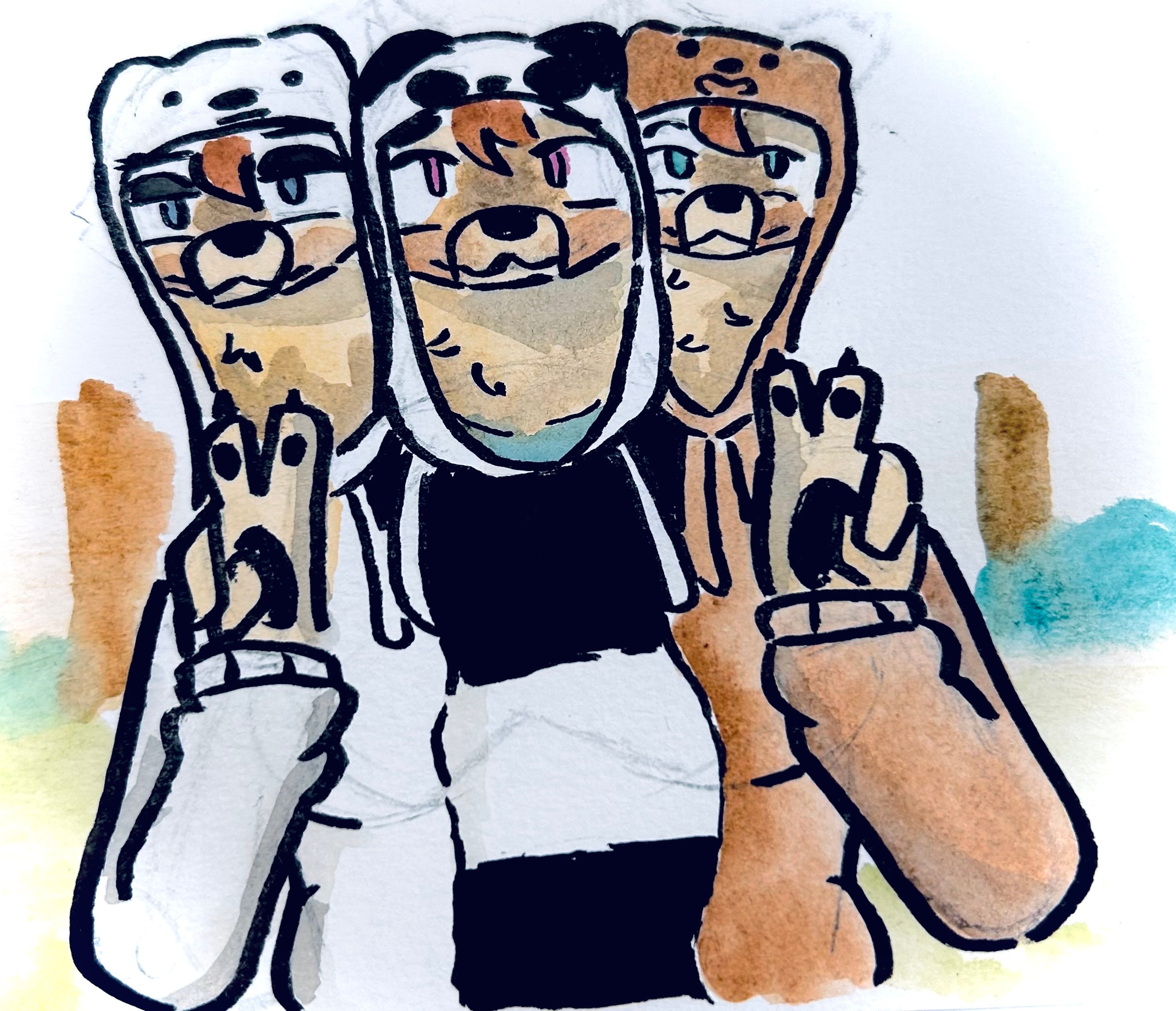 Jane Jackie and Joy wish you all a happy Halloween