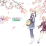 Sakura flowers - render