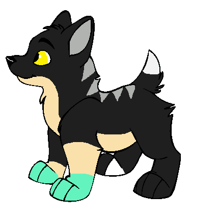 Xylia x Brokenbreeze Puppy for BlackWolf1112