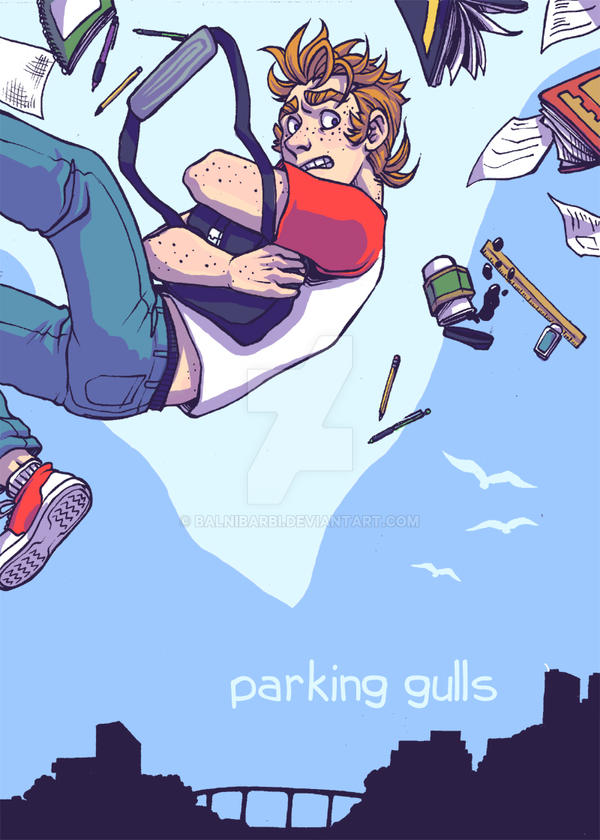 Parking Gulls print