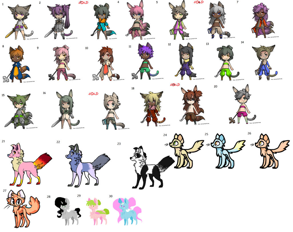 Old Adopts.. (30/26) *CLOSED*