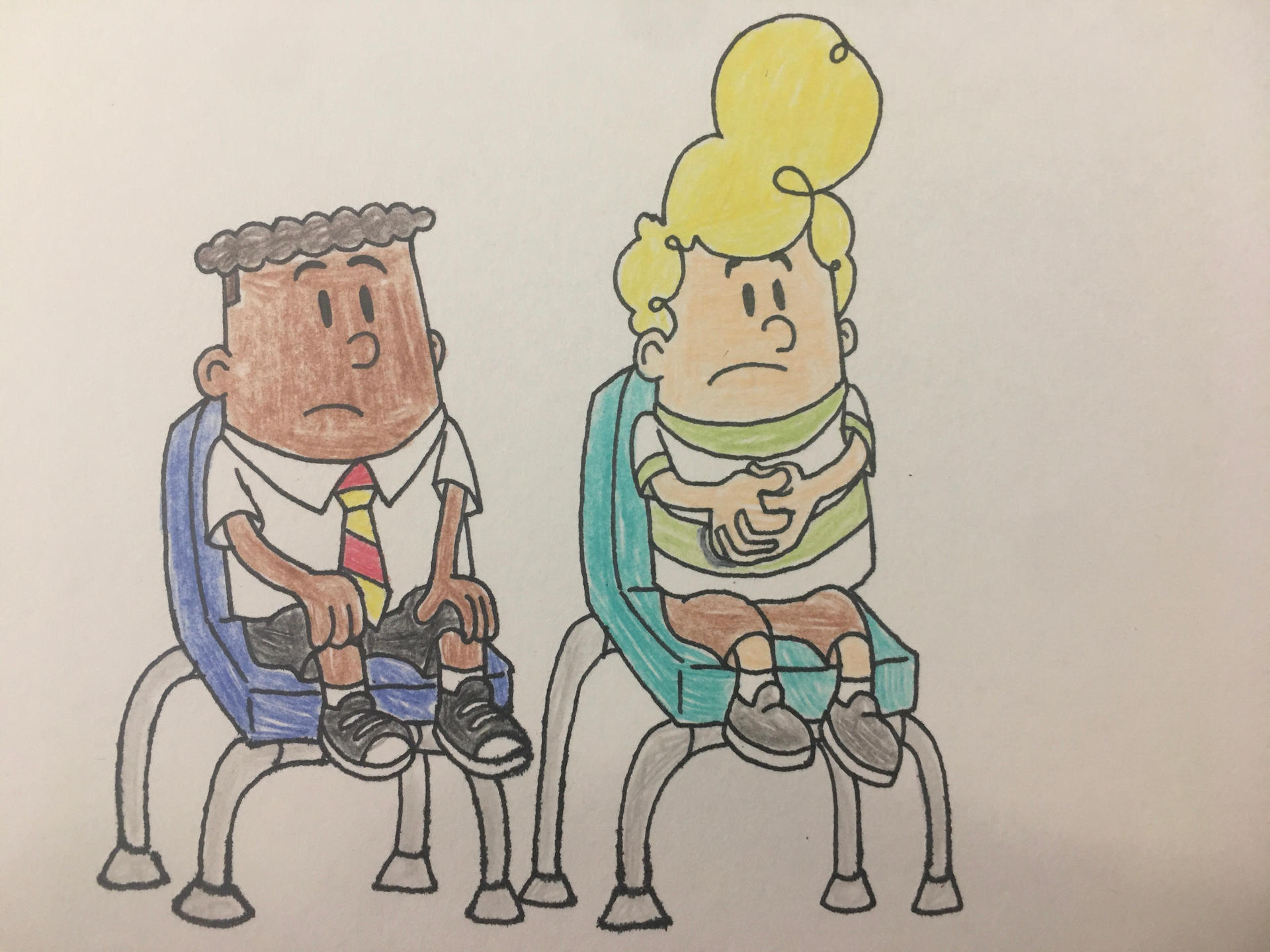 George and Harold at Mr. Krupp's office Scene#5 by dylanwayneburk on ...